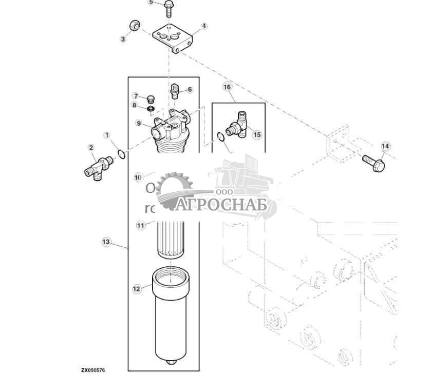Oil Filter  Temperature Sending Unit 